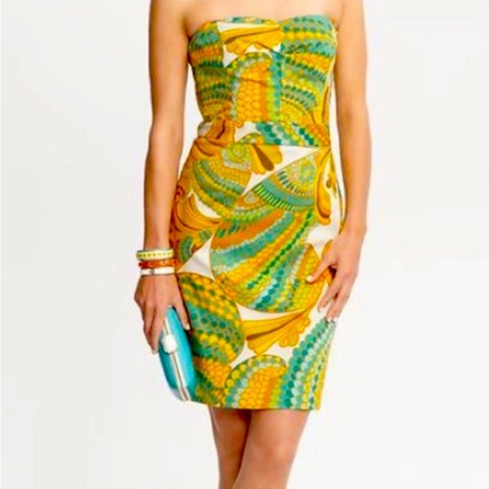 Banana Republic Trina Turk Strapless Dress